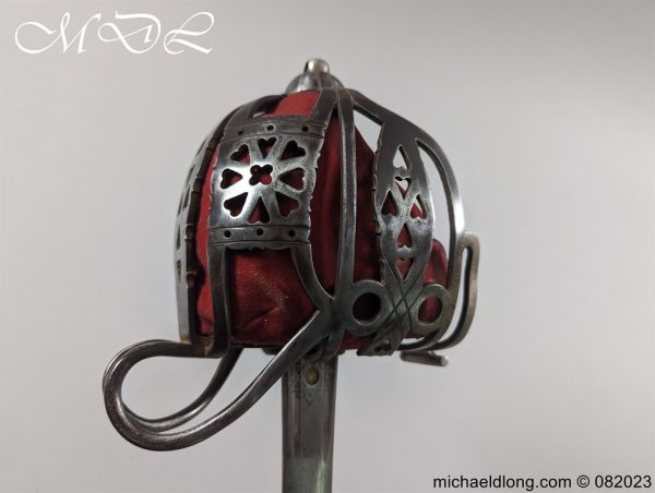 michaeldlong.com 0823224 600x452 Victorian Scottish Basket Hilt Officer’s Sword
