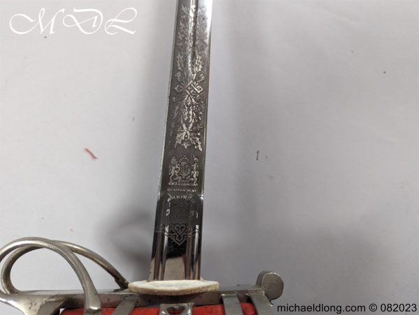 Royal Scots Fusiliers WW2 Officer’s Sword By Wilkinson - Image 10