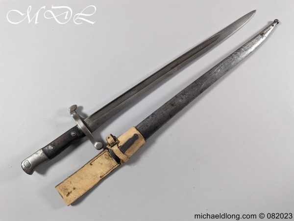 Portuguese Model 1885 Bayonet and Frog