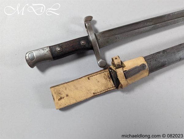 Portuguese Model 1885 Bayonet and Frog - Image 2