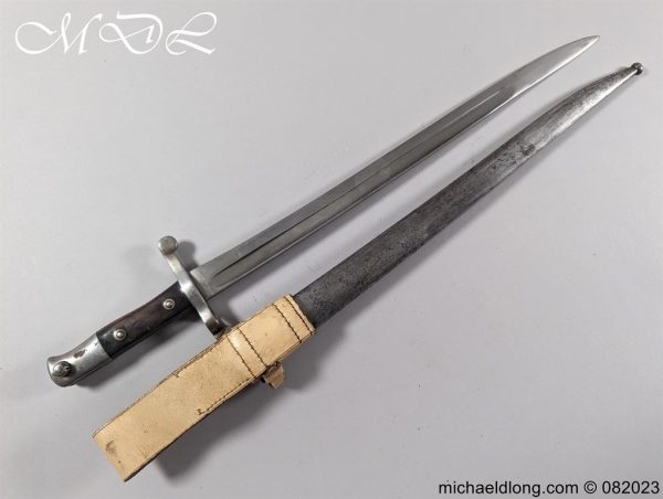 Portuguese Model 1885 Bayonet and Frog - Image 8