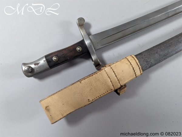 Portuguese Model 1885 Bayonet and Frog - Image 7