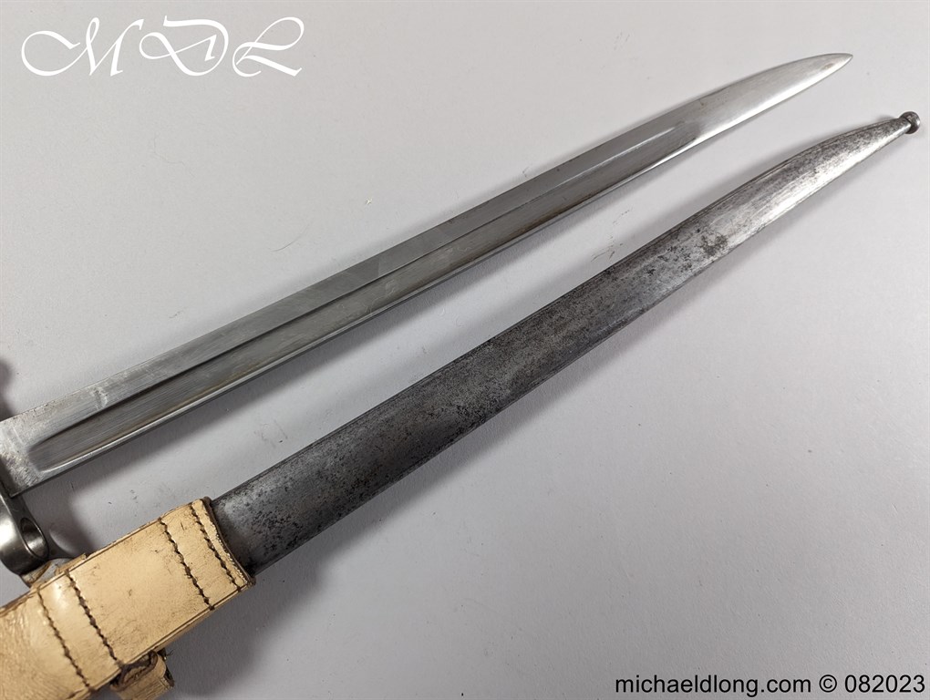 Portuguese Model 1885 Bayonet and Frog - Image 6