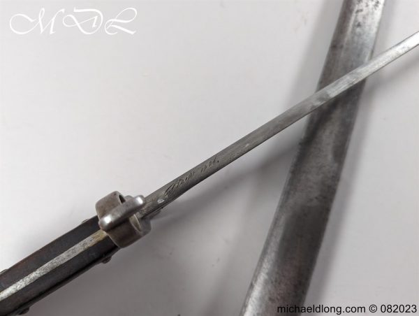 Portuguese Model 1885 Bayonet and Frog - Image 5