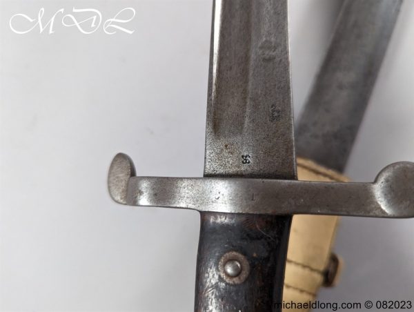 Portuguese Model 1885 Bayonet and Frog - Image 4