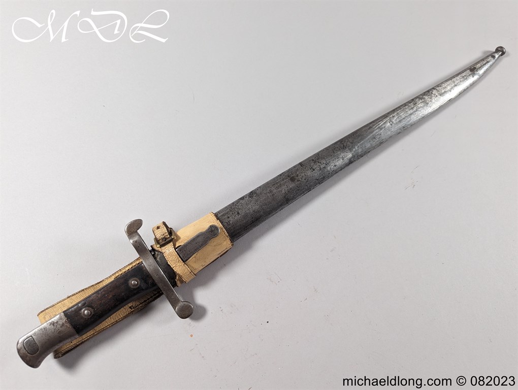 Portuguese Model 1885 Bayonet and Frog