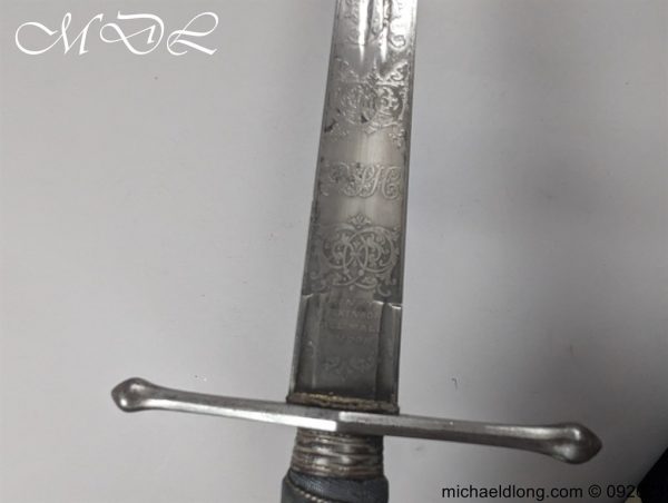 78th Highlanders The Ross Shire Buffs Officer’s Cross Hilt - Image 19