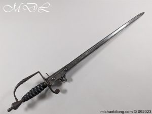 michaeldlong.com 0823314 300x225 English 19th c Flintlock Sword Pistol