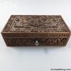 9th Royal Lancers Carved Box