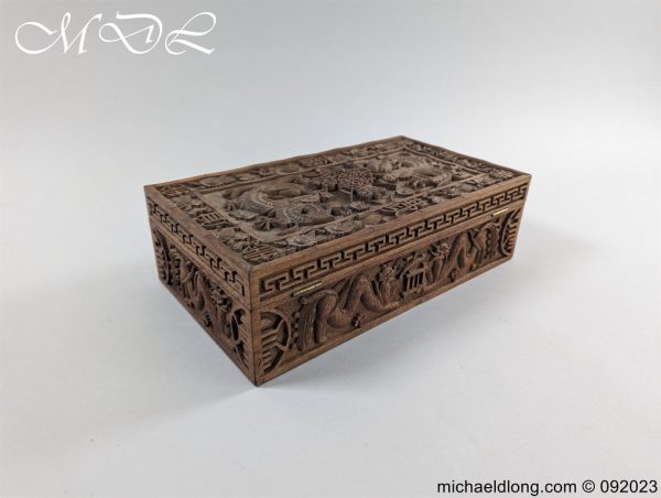 michaeldlong.com 0823335 600x452 9th Royal Lancers Carved Box