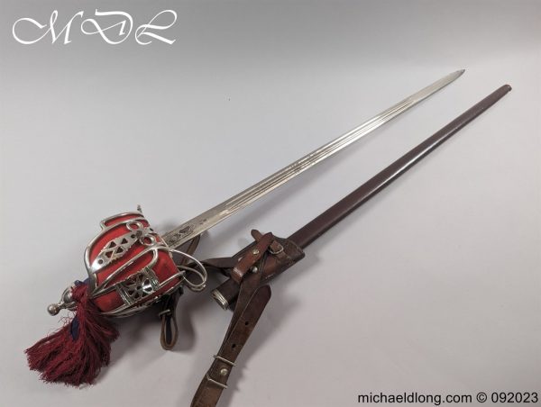 Royal Scots 5th Volunteers Basket Hilted Sword