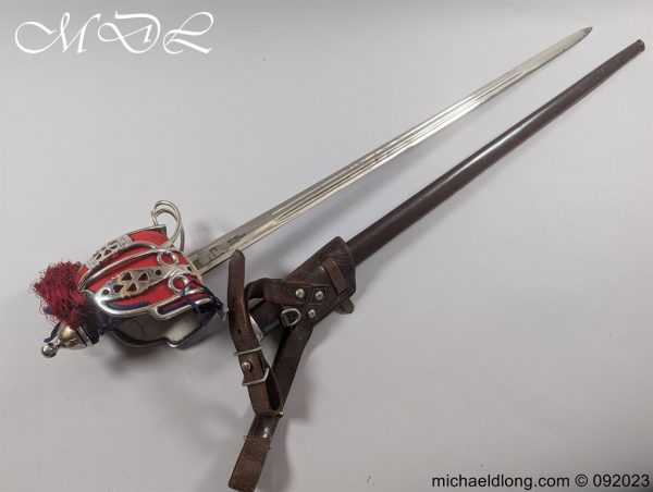 Royal Scots 5th Volunteers Basket Hilted Sword - Image 23