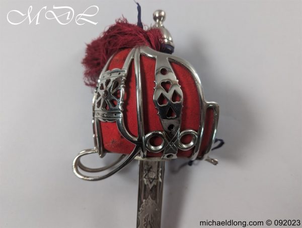 Royal Scots 5th Volunteers Basket Hilted Sword - Image 8