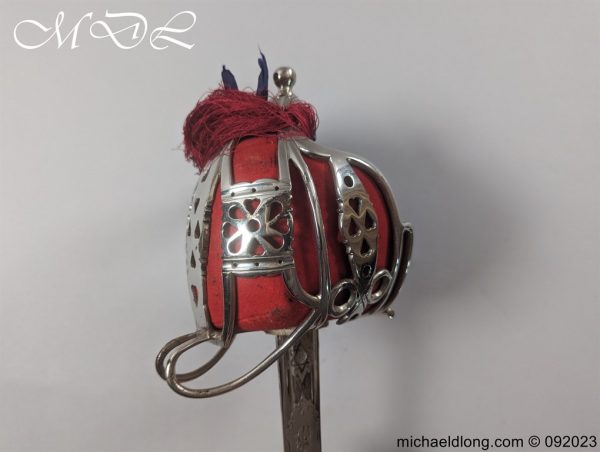 Royal Scots 5th Volunteers Basket Hilted Sword - Image 4