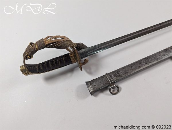michaeldlong.com 0823450 600x452 21st Foot Royal Scots Fusiliers Officer’s Sword
