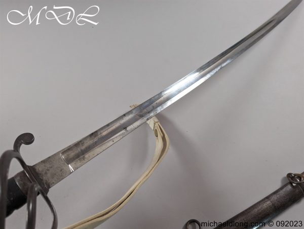 michaeldlong.com 0823638 600x452 British 1821 Light Cavalry Troopers Sword by Reeves & Co