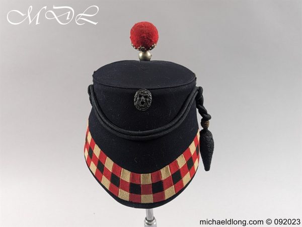 michaeldlong.com 0823678 600x452 Victorian Ayr and Wigtown Militia Officer’s Shako