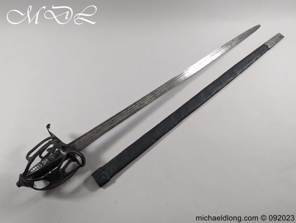 Scottish 17th Century Basket Hilt Sword