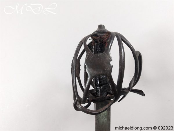 Scottish 17th Century Basket Hilt Sword - Image 13
