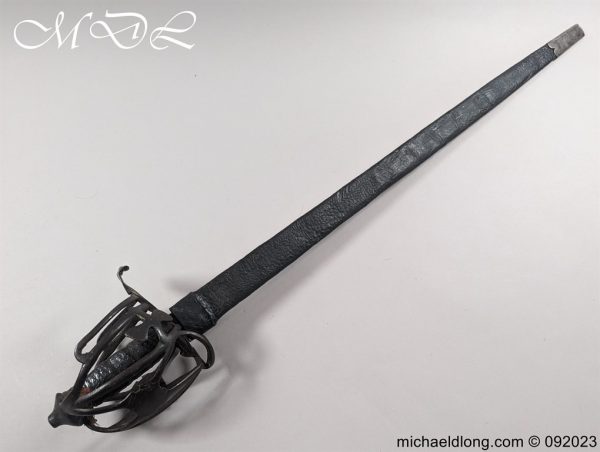 Scottish 17th Century Basket Hilt Sword