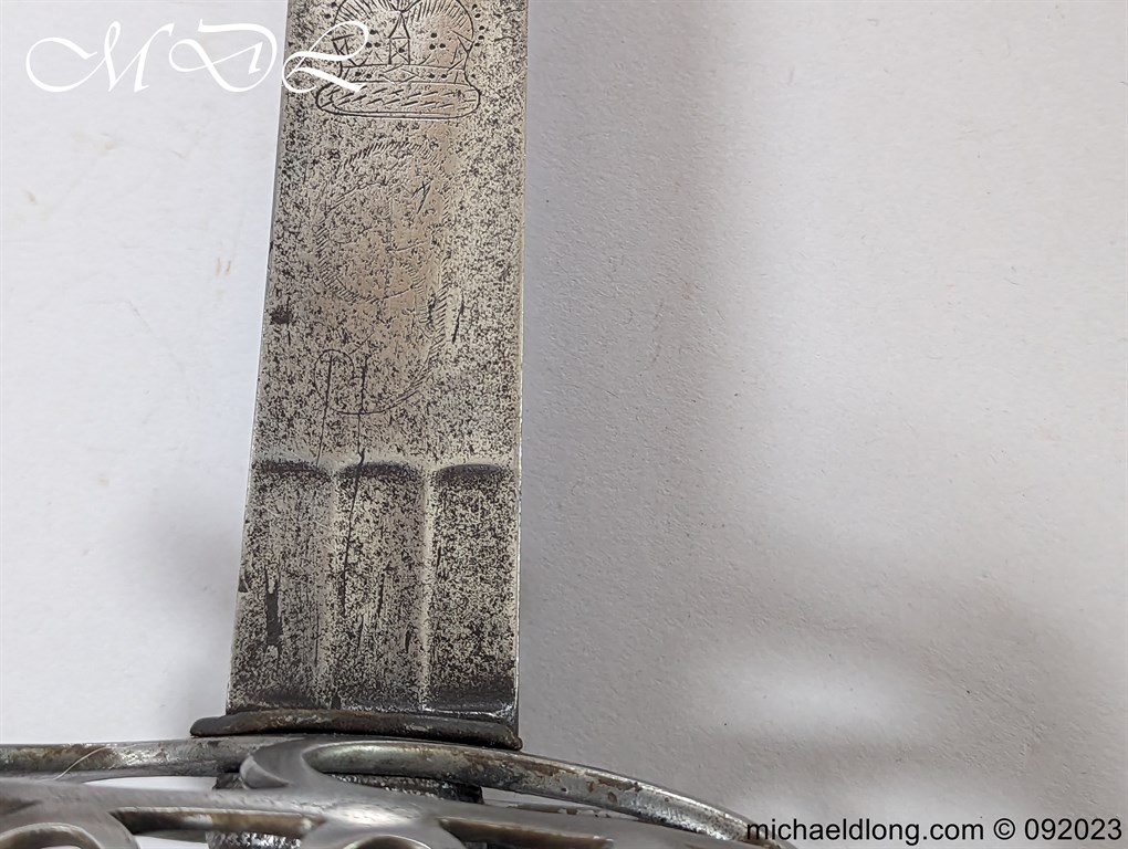 British Heavy Cavalry 1788 Sword  by Harvey - Image 12