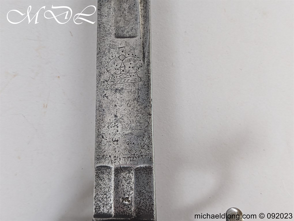 British Heavy Cavalry 1788 Sword  by Harvey - Image 11