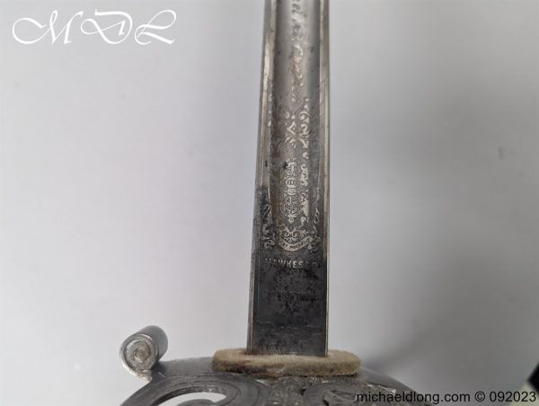 Cameronians (Scottish Rifles) Officer's Sword - Image 22