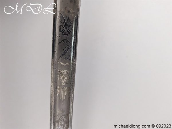 Cameronians (Scottish Rifles) Officer's Sword - Image 12