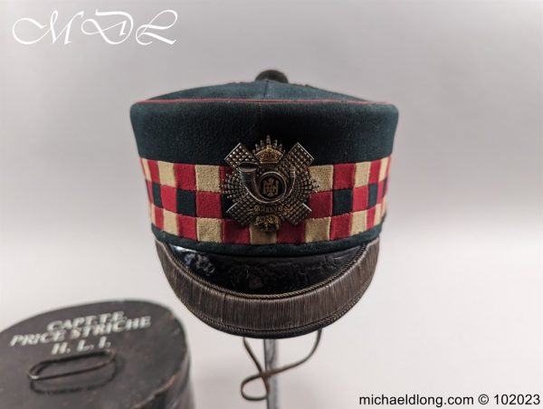 Highland Light Infantry Officer’s Forage Cap - Image 2