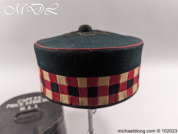 Highland Light Infantry Officer’s Forage Cap - Image 8