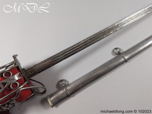 Victorian 79th Cameron Highlanders Basket Hilt Sword - Image 30