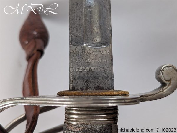 Victorian Aberdeen Vol Artillery Officer’s Sword - Image 10