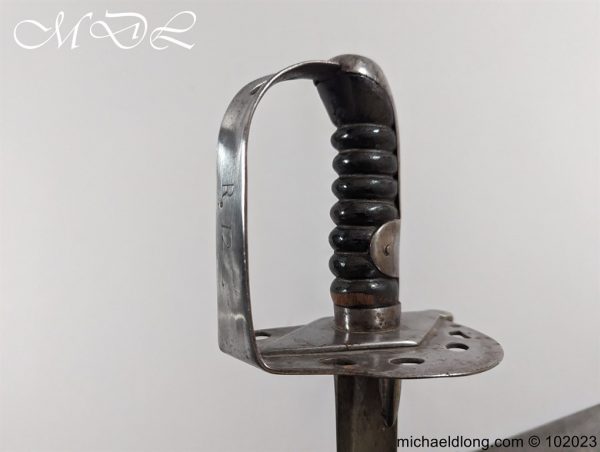 British 1796 Heavy Cavalry Trooper Sword by Bates - Image 4