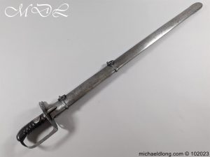 British 1796 Heavy Cavalry Trooper Sword by Bates