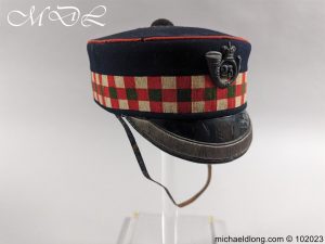 Victorian 23rd Lanarkshire Rifle Volunteers Forage Cap