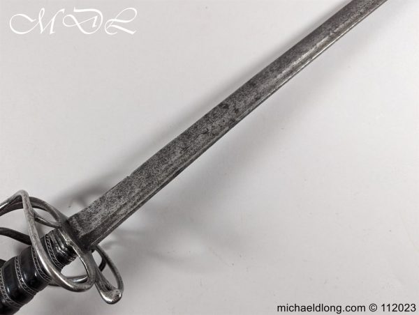 English Infantry Officer's Hanger c 1760 - Image 15