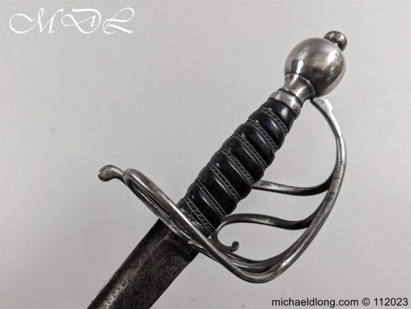 English Infantry Officer's Hanger c 1760 - Image 10