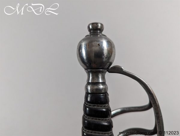 English Infantry Officer's Hanger c 1760 - Image 9