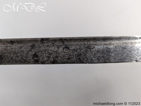 English Infantry Officer's Hanger c 1760 - Image 5