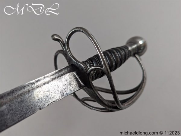 English Infantry Officer's Hanger c 1760 - Image 4