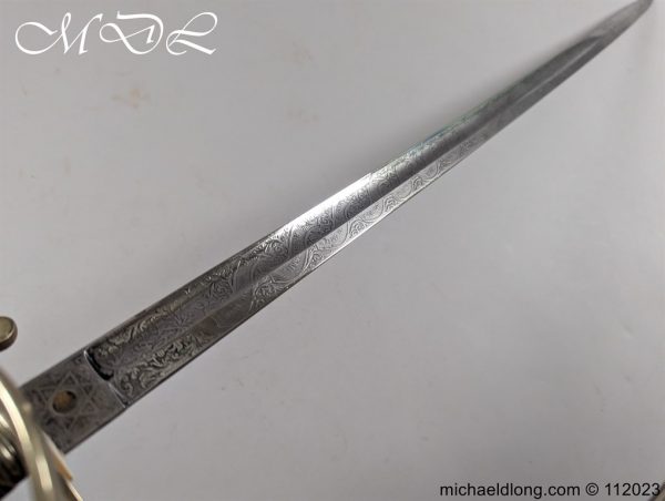 Victorian 4th Ardrossan Artillery Presentation Sword - Image 22