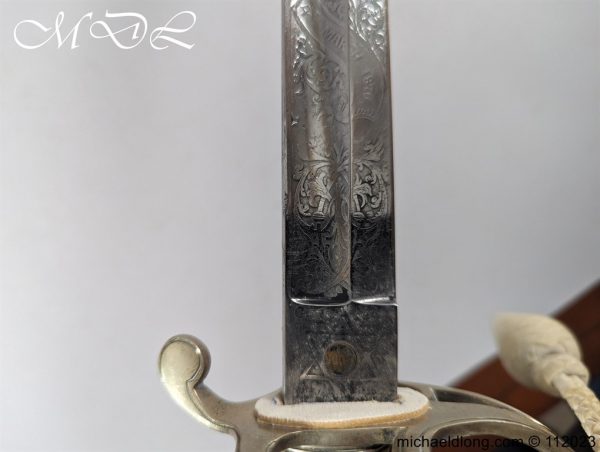 Victorian 4th Ardrossan Artillery Presentation Sword - Image 21