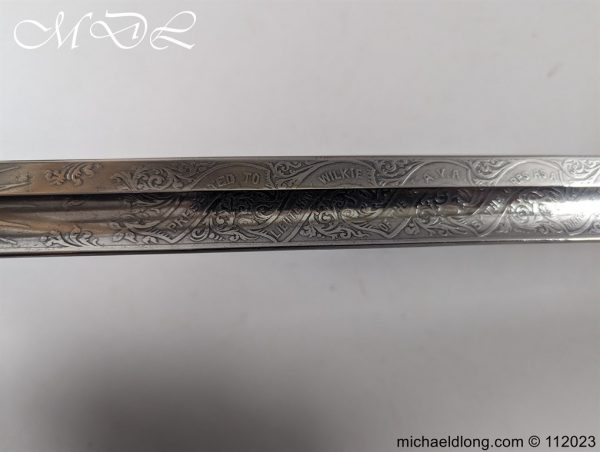 Victorian 4th Ardrossan Artillery Presentation Sword - Image 17