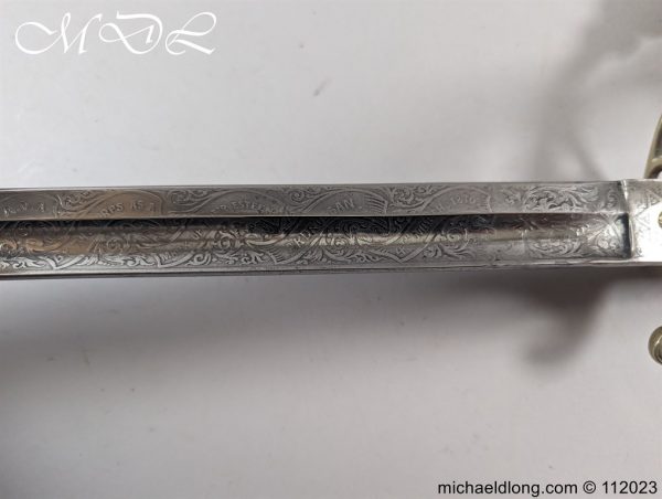 Victorian 4th Ardrossan Artillery Presentation Sword - Image 15
