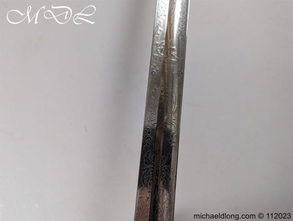 Victorian 4th Ardrossan Artillery Presentation Sword - Image 11