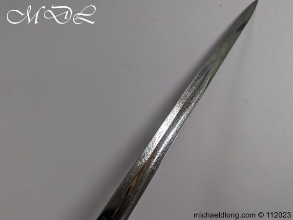 Victorian 4th Ardrossan Artillery Presentation Sword - Image 9