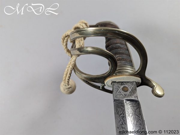 Victorian 4th Ardrossan Artillery Presentation Sword - Image 7