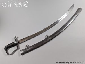 Georgian Officer’s 1796 Light Cavalry Sword