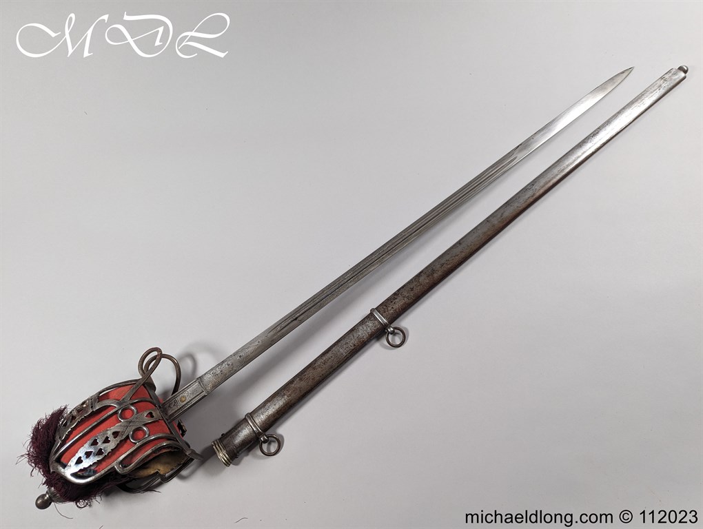 Victorian Officer’s Scottish Basket Hilt Sword - Image 29