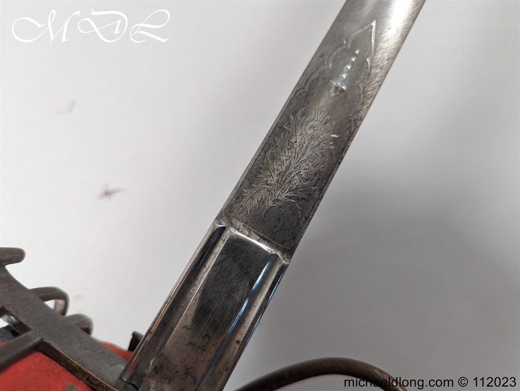 Victorian Officer’s Scottish Basket Hilt Sword - Image 22